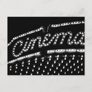 Cinema Marquee Postcard Postkarte