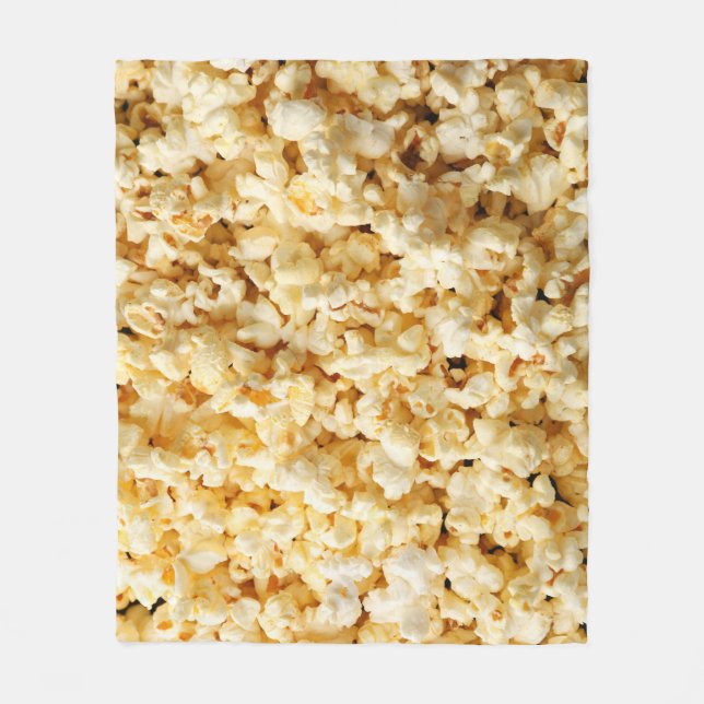 Cinema Popcorn Full Background. Fleecedecke (Vorderseite)