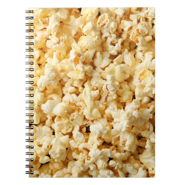 Cinema Popcorn Full Background. Notizblock (Vorderseite)