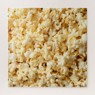 Cinema Popcorn Full Background. Puzzle