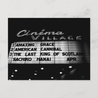Cinema Village Postkarte