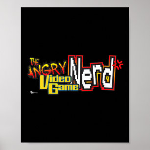 Cinemacre Angry Video Game Nerd Logo Premium Poster