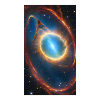 Cinematic Cosmic Rings Nebula Fotodruck