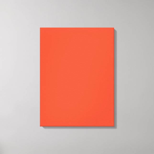 Cinnabar Solid Color | Classic | elegant Leinwanddruck (Vorderseite)