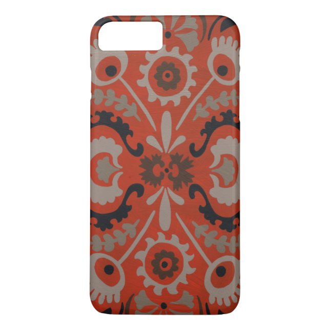 Cinnabar Suzani I Case-Mate iPhone Hülle (Rückseite)