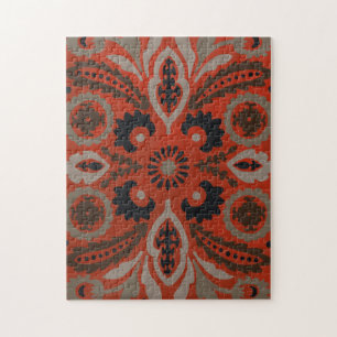 Cinnabar Suzani II Puzzle