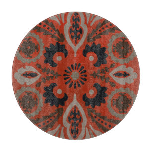 Cinnabar Suzani II Schneidebrett