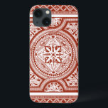 Cinnabar Woodblock IV iPhone 13 Hülle<br><div class="desc">Home Decr</div>