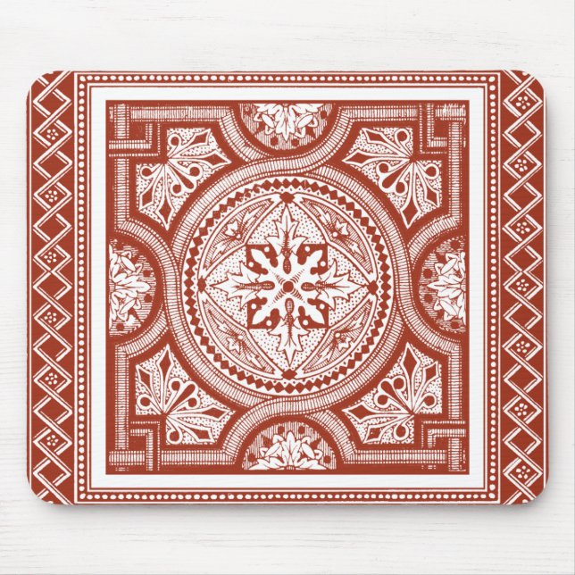 Cinnabar Woodblock IV Mousepad (Vorne)