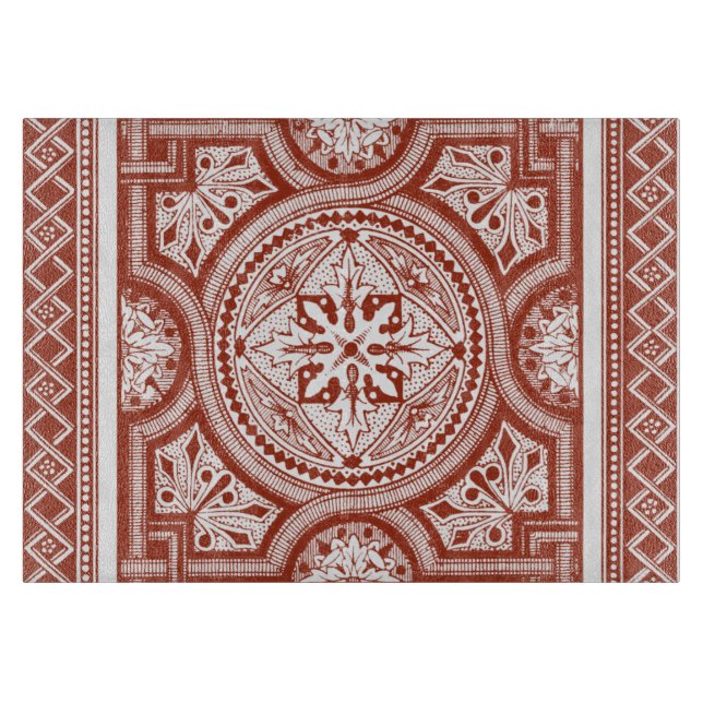 Cinnabar Woodblock IV Schneidebrett (Vorderseite)