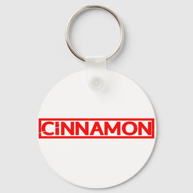 Cinnamon-Briefmarke Schlüsselanhänger (Vorderseite)