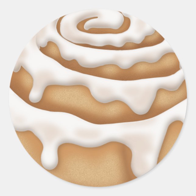 Cinnamon Bun Bakery Sticker (Vorderseite)