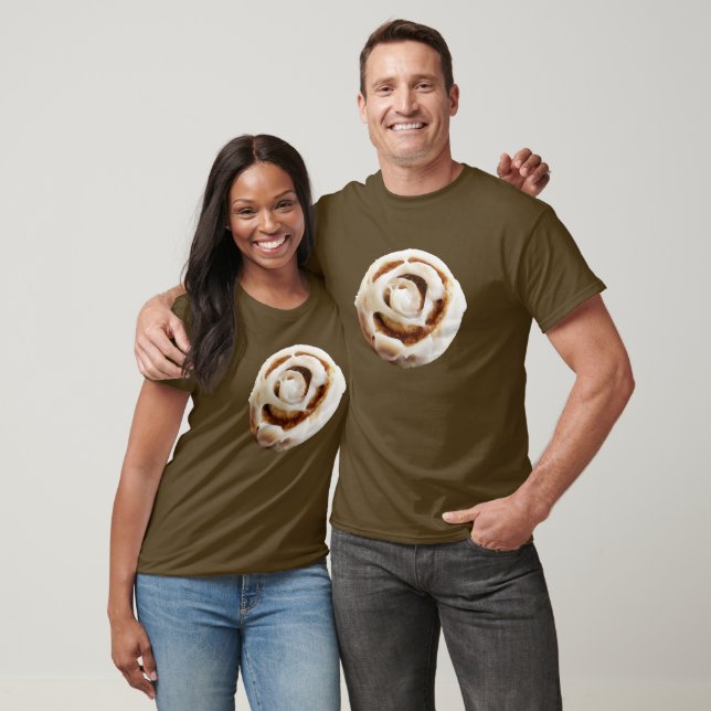 Cinnamon Bun mit Icing T-Shirt (Unisex)