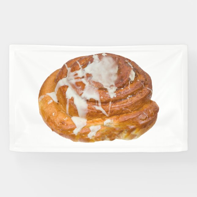 Cinnamon Bun Roll Model Banner (Horizontal)