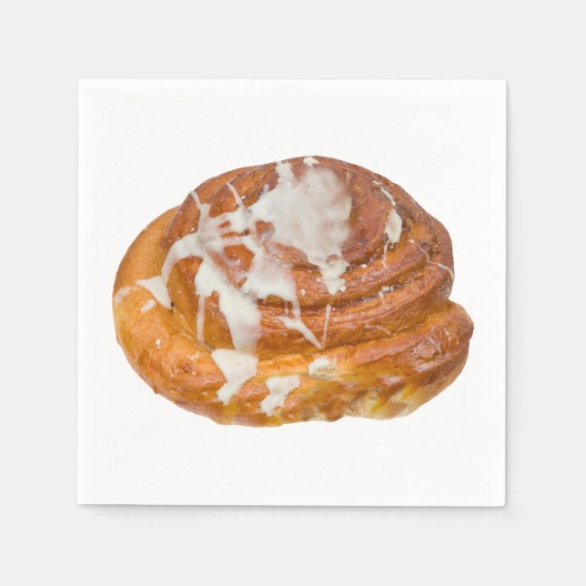Cinnamon Bun Roll Model Serviette (Vorderseite)