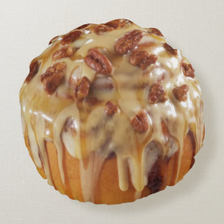CINNAMON BUN | STICKY BUN SWEET DESSERTS PILLOW RUNDES KISSEN