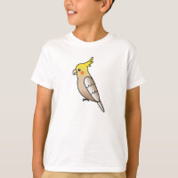 Cinnamon Cartoon Cockatiel Parrot Bird