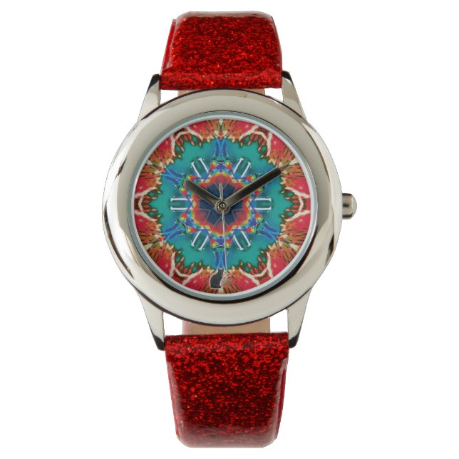 Cinnamon Kaleidoskop Armbanduhr (Vorderseite)