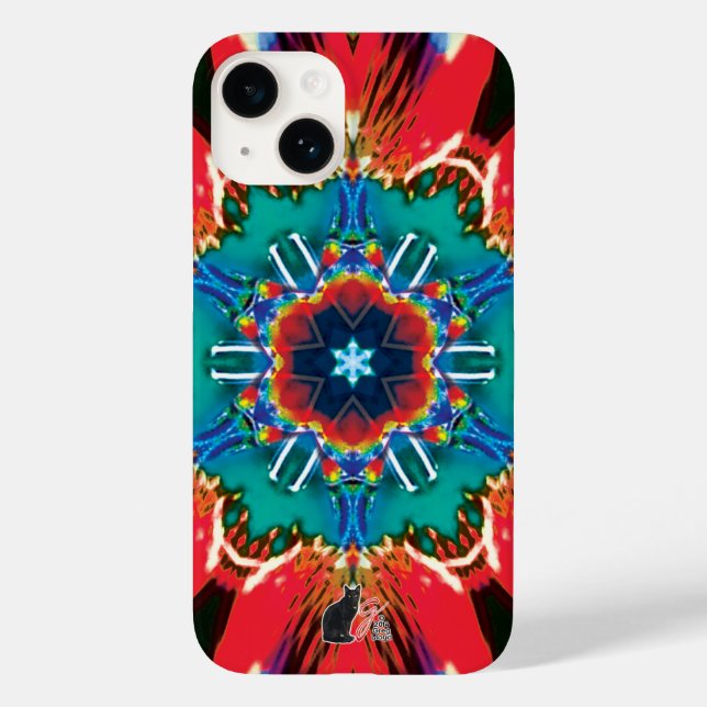 Cinnamon Kaleidoskop iPhone Case (Rückseite)