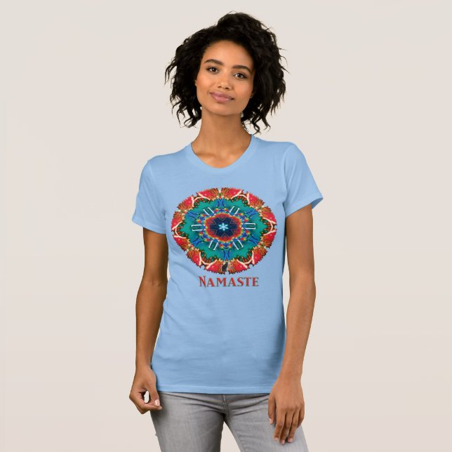 Cinnamon Namaste Kaleidoscope T - Shirt (Vorne ganz)
