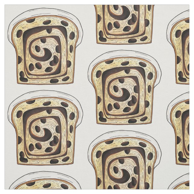 Cinnamon Raisin Brot Loaf Backen Breadmaking Stoff (Muster)