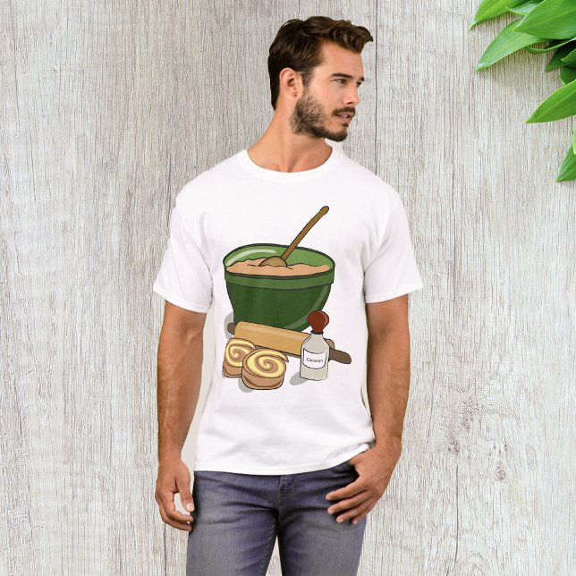 Cinnamon Roll Backingredients Gemütliche Küche T-Shirt (Von Creator hochgeladen)