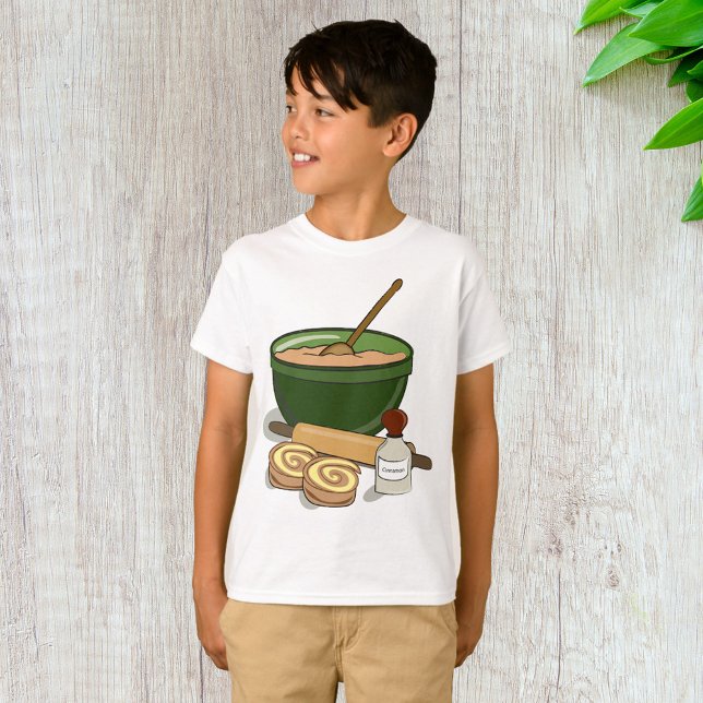 Cinnamon Roll Backingredients Gemütliche Küche T-Shirt (Von Creator hochgeladen)