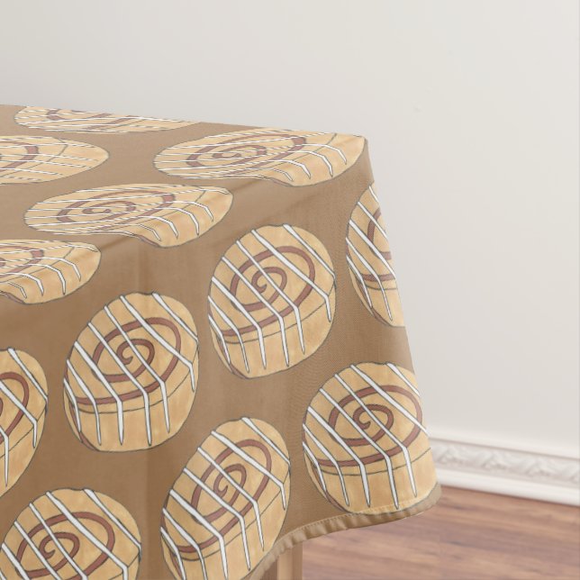 Cinnamon Roll Bun Konditorei Frühstück Tischdecke (Beispiel)