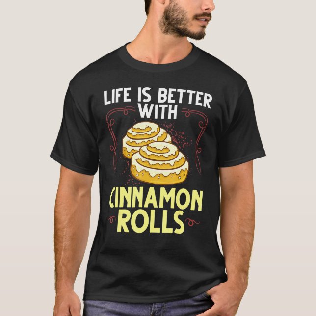 Cinnamon Roll Buns Rezept Glutenfreies Keto 3 T-Shirt (Vorderseite)
