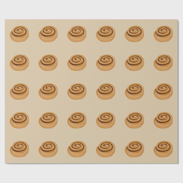 Cinnamon Roll Geschenkpapier (Flach)