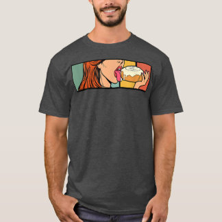Cinnamon Roll Honey Bun Retro Vintages Brot Bäcker T-Shirt