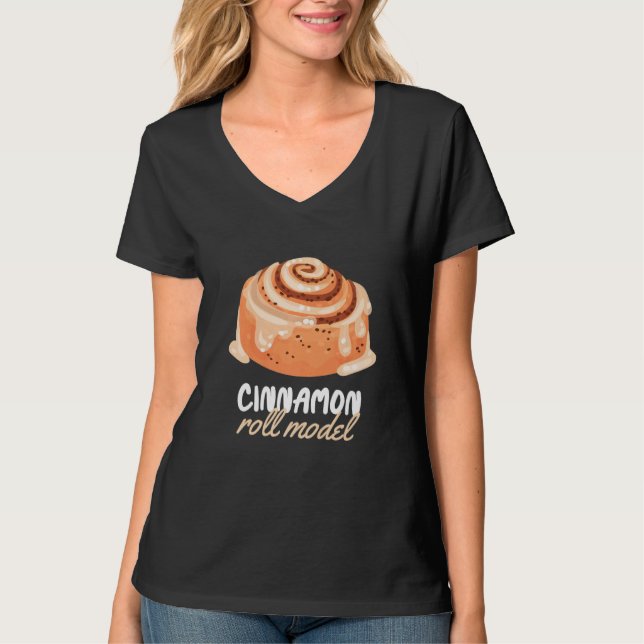 Cinnamon Roll Models Cinnamon Roll Baking Premium T-Shirt (Vorderseite)