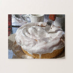 Cinnamon Roll Snack Dessert Creative Food Puzzle