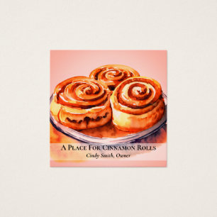 Cinnamon Rolls Business Card