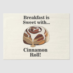 Cinnamon Rolls Sweet Bun Pastry Seidenpapier