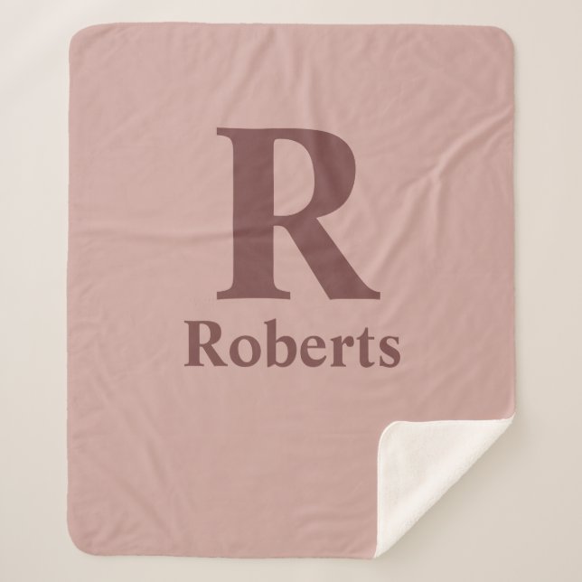 Cinnamon Rose Anfangs/Vorname/Familienname Sherpadecke (Vorderseite)