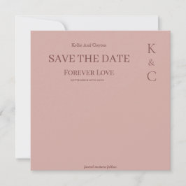 Cinnamon Rose ewig Liebe Hochzeit speichern das Da Save The Date