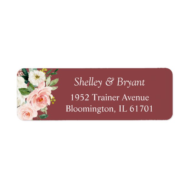 Cinnamon Rose Rosa Wasserfarben (Vorne)