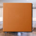 Cinnamon Solid Color | Classic | elegant Fliese<br><div class="desc">Cinnamon Solid Color | Classic | elegant | Trendy | Stilvoll | Geschenk</div>