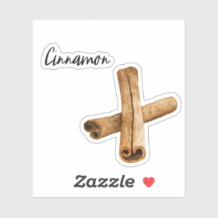 Cinnamon Spice Jar Sticker