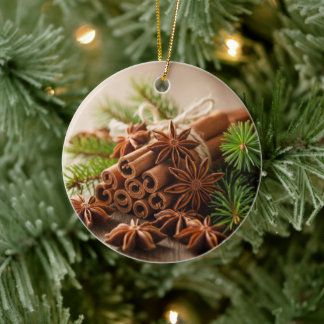 Cinnamon Spice Weihnachtsdekoration Keramik Ornament