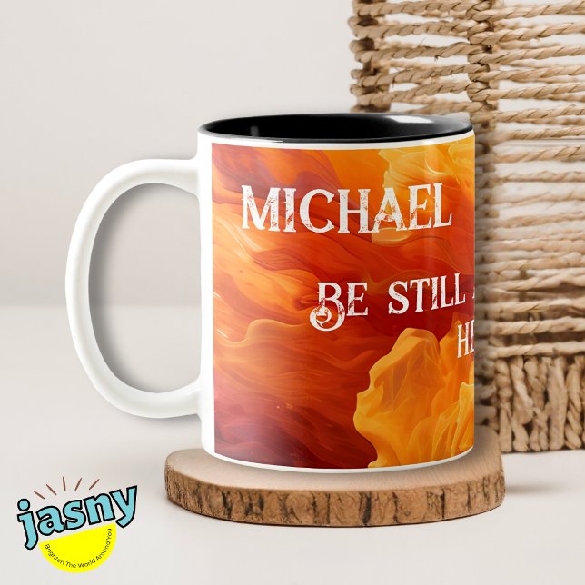 Cinnamon Splash Scripting Zweifarbige Tasse (Von Creator hochgeladen)