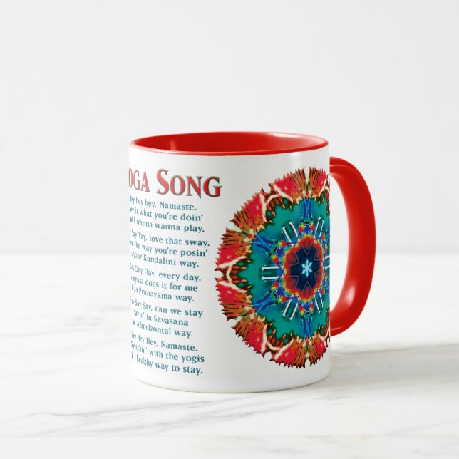 Cinnamon Yoga Song Tasse (VorderseiteRechts)