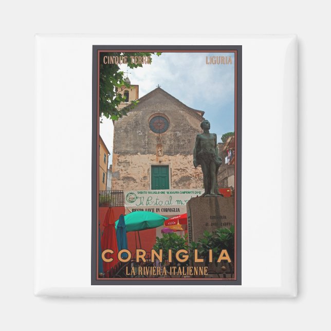 Cinque Terre - Corniglia Magnet (Vorne)