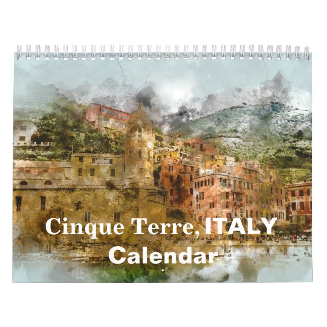 Cinque Terre Italien 2025 Tourismus Urlaub Kalender (Titelbild)