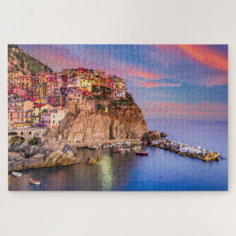 Cinque Terre Italien - Lebhafte Küstenblicke Puzzle