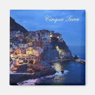 Cinque Terre Italien Postcard Magnet