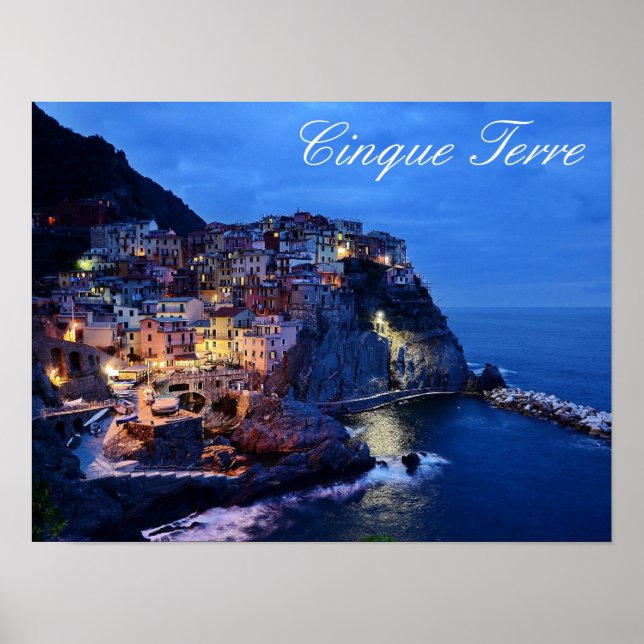 Cinque Terre Italien Poster (Vorne)