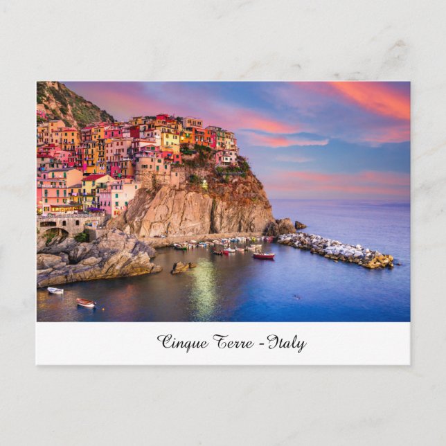 Cinque Terre Italien Postkarte (Vorderseite)