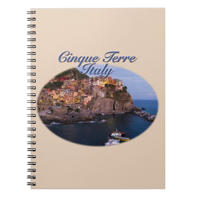 Cinque Terre, Italien: Romantischer Abend Notizblock (Vorderseite)